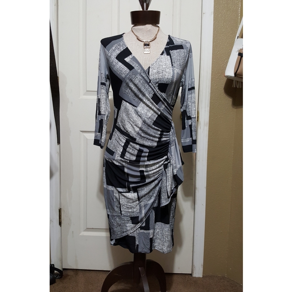 New York & Company dress 3/4 sleeve, Sz xs